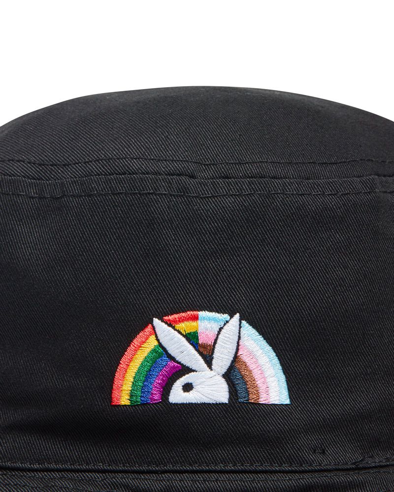 Chapeus Playboy Pride Is Good Bucket Feminino Pretas | KASBF6287