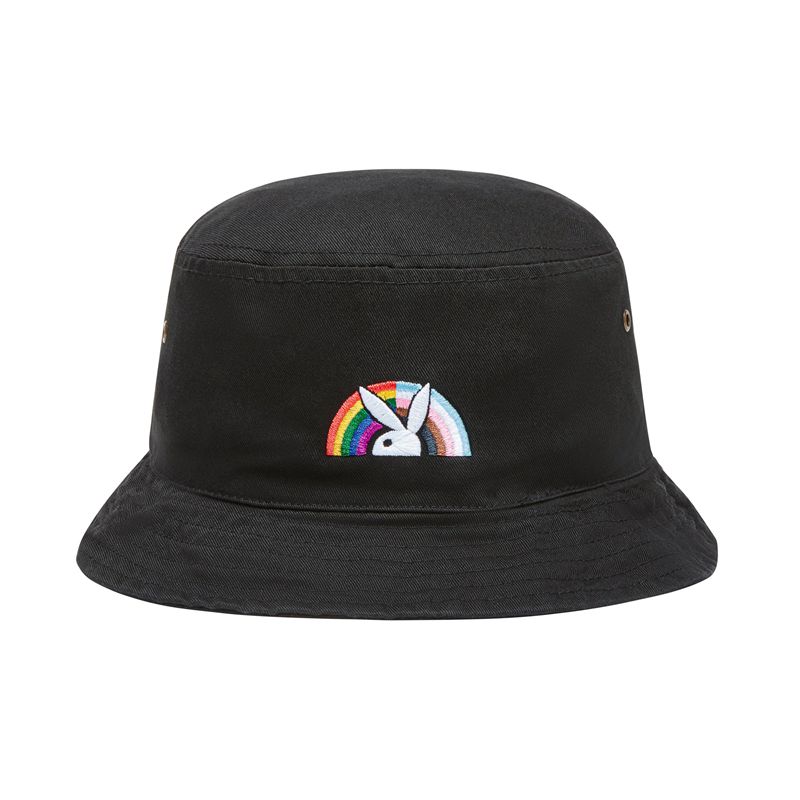 Chapeus Playboy Pride Is Good Bucket Feminino Pretas | KASBF6287