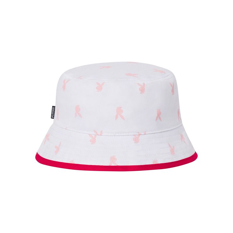 Chapeus Playboy Rainbow Lining Rabbit Head Bucket Feminino Multicoloridas | FBJEK8605