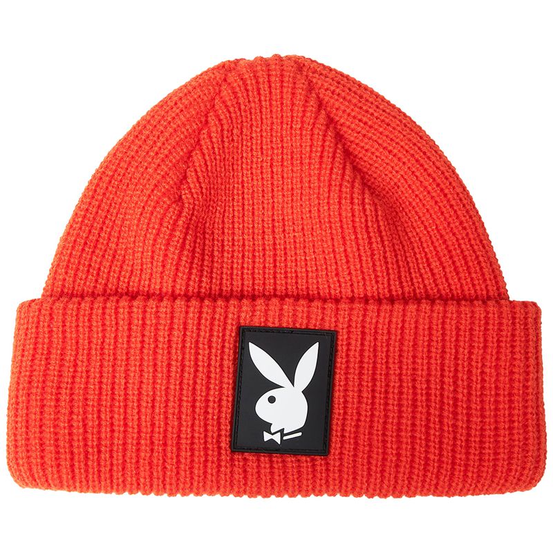 Chapeus Playboy X Pleasures Bunny Beanie Masculino Laranja | NQLCT3528