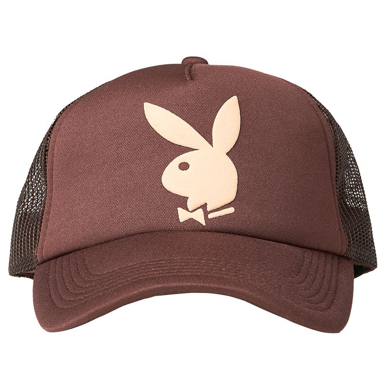 Chapeus Playboy X Pleasures Bunny Trucker Masculino Forest | PIEHG9456