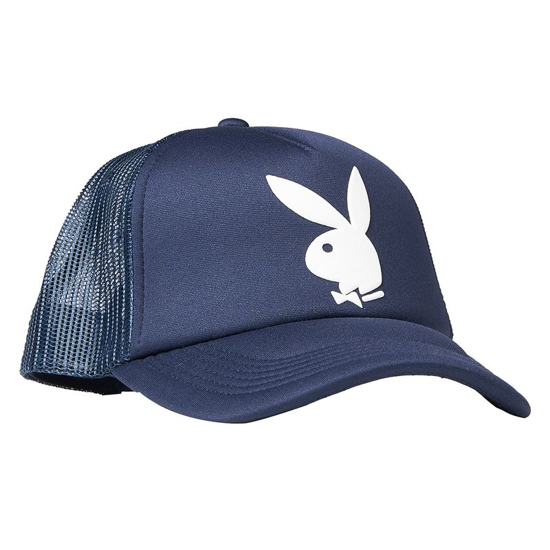 Chapeus Playboy X Pleasures Bunny Trucker Masculino Forest | PIEHG9456