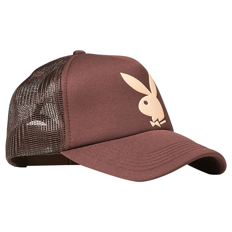 Chapeus Playboy X Pleasures Bunny Trucker Masculino Forest | PIEHG9456