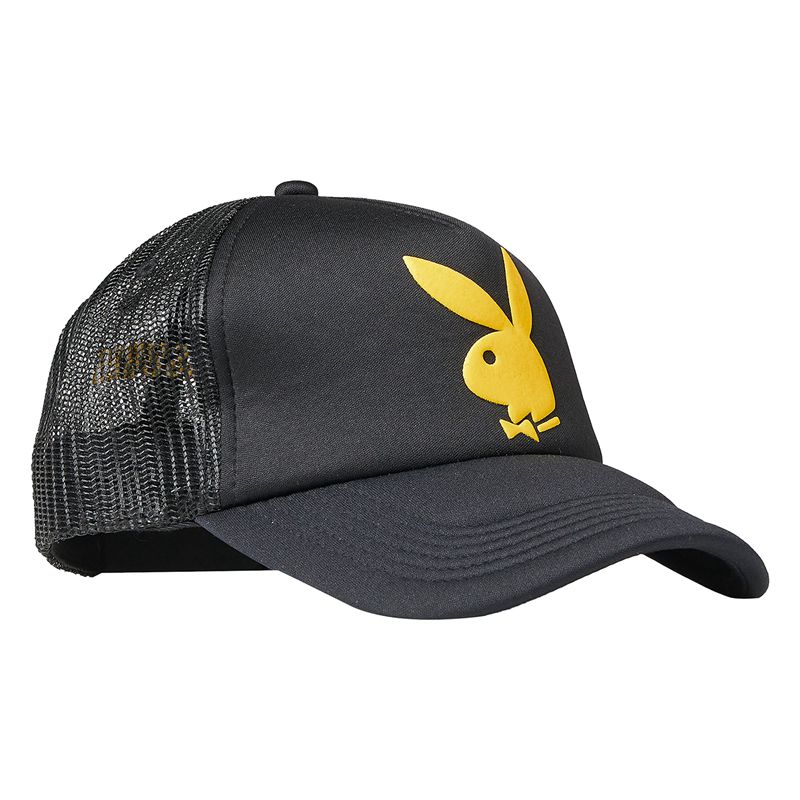 Chapeus Playboy X Pleasures Bunny Trucker Masculino Forest | PIEHG9456