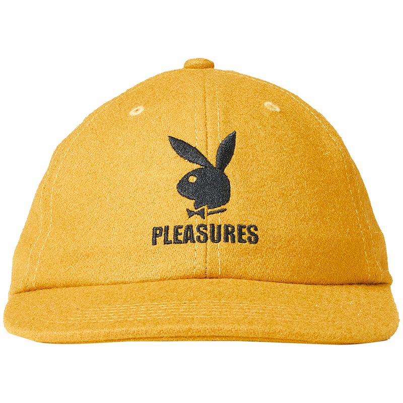 Chapeus Playboy X Pleasures Wool Strapback Masculino Forest | ECLMT5874