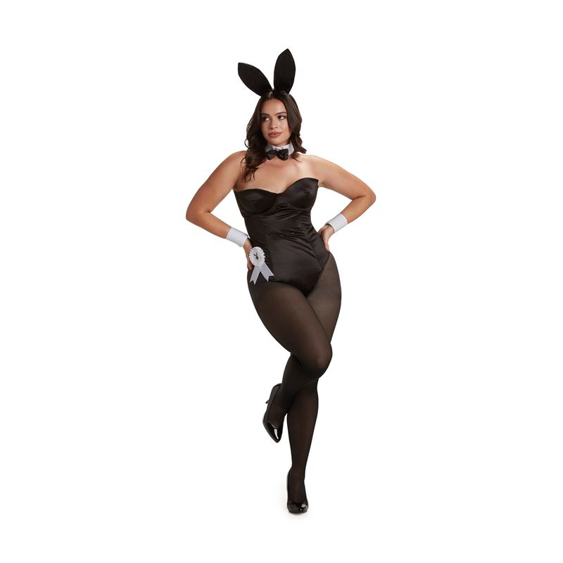 Fato De Coelho Playboy The Official Feminino Pretas | HZGFP6827