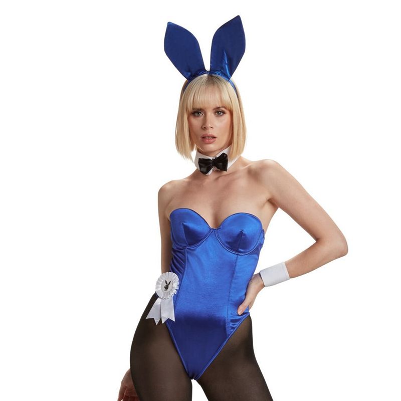 Fato De Coelho Playboy The Official Feminino Azuis | JOMCT6859