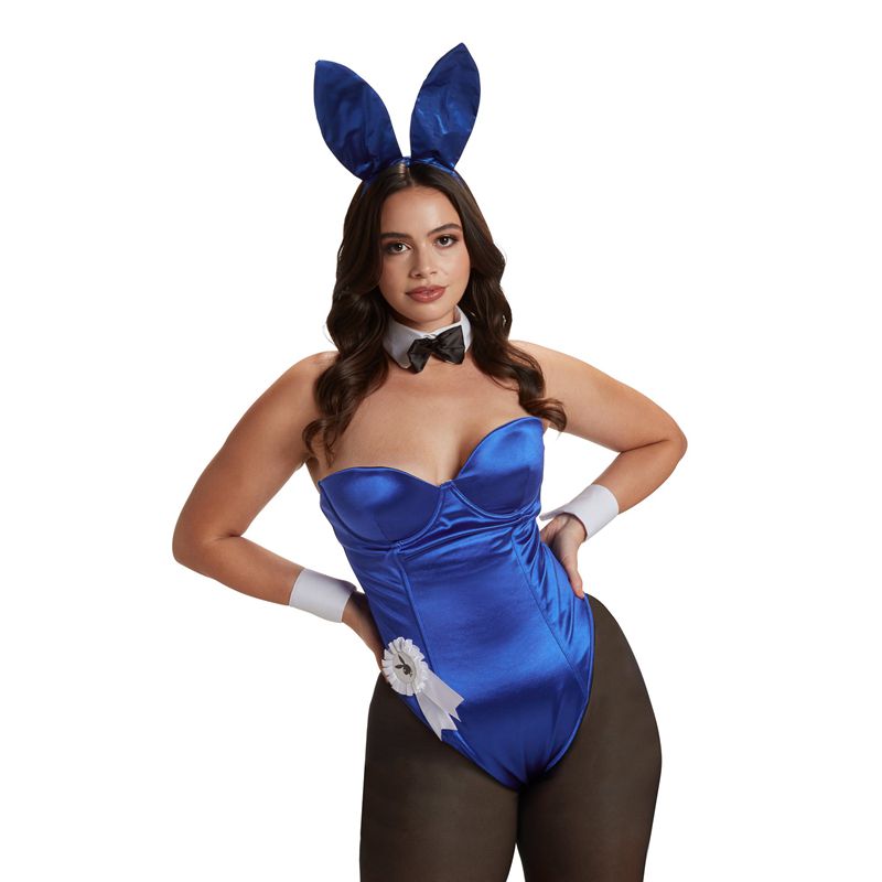 Fato De Coelho Playboy The Official Feminino Azuis | JOMCT6859