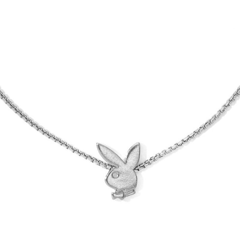 Joalheria Playboy Bunny Chain Bracelet Feminino Prateadas | BUTEL0745