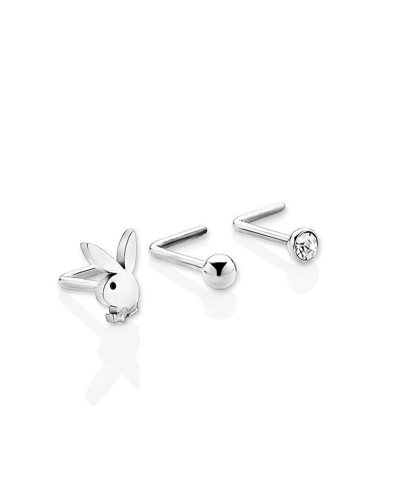 Joalheria Playboy Bunny Nose Studs Feminino Douradas | AVGDQ4189