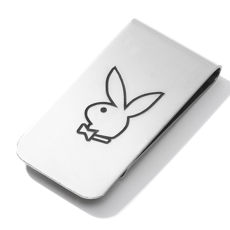 Joalheria Playboy Silver Rabbit Head Money Clip Masculino Prateadas | SQDKL8021