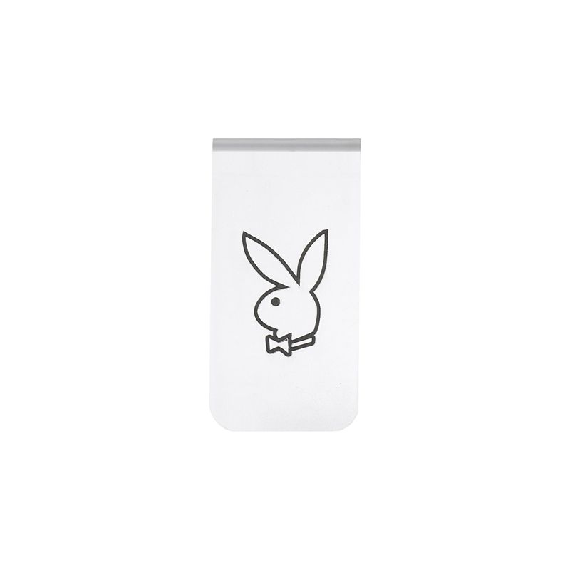 Joalheria Playboy Silver Rabbit Head Money Clip Masculino Prateadas | SQDKL8021