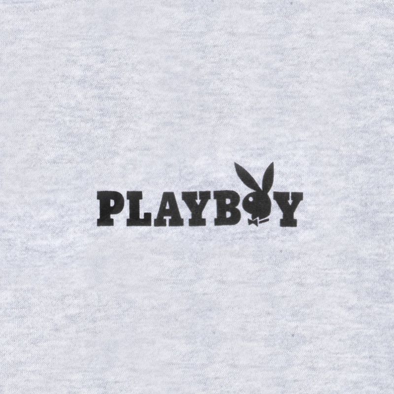 Loungewear Playboy Classicos Crewneck Feminino Cinzentas | PSAYL2057