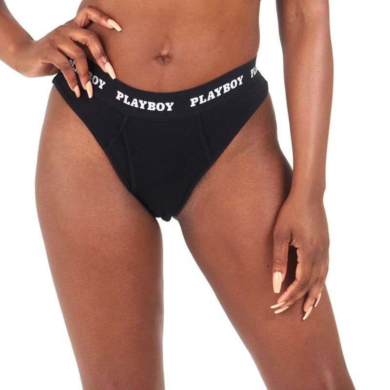 Loungewear Playboy Club Brief Y Feminino Cinzentas Escuro | WXNPE9261