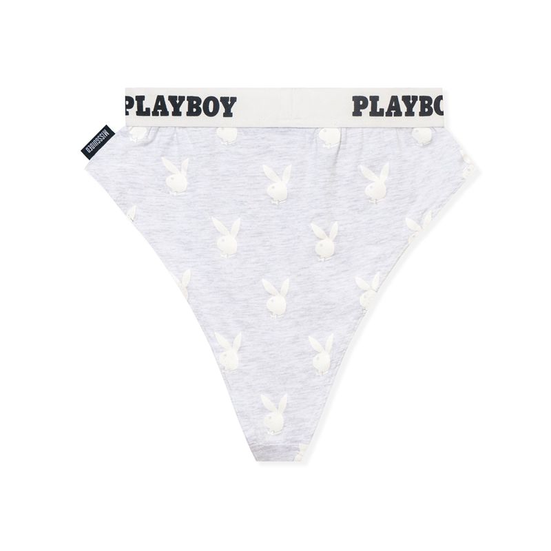 Loungewear Playboy Esportivos High Waisted Y Feminino Cinzentas | XBYLO5349