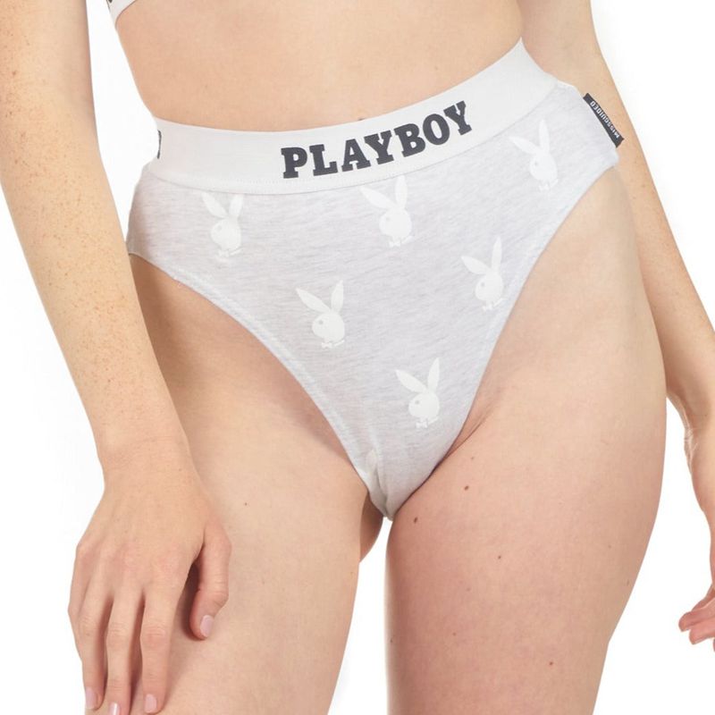 Loungewear Playboy Esportivos High Waisted Y Feminino Cinzentas | XBYLO5349