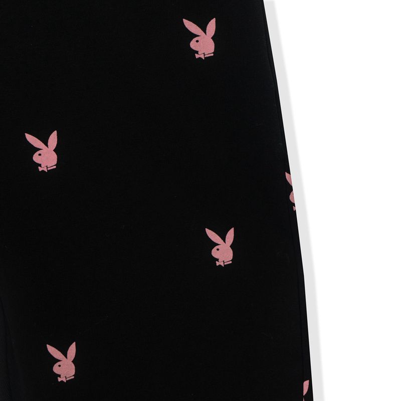 Loungewear Playboy Rabbit Head Sweat Feminino Pretas | WVKJO4912