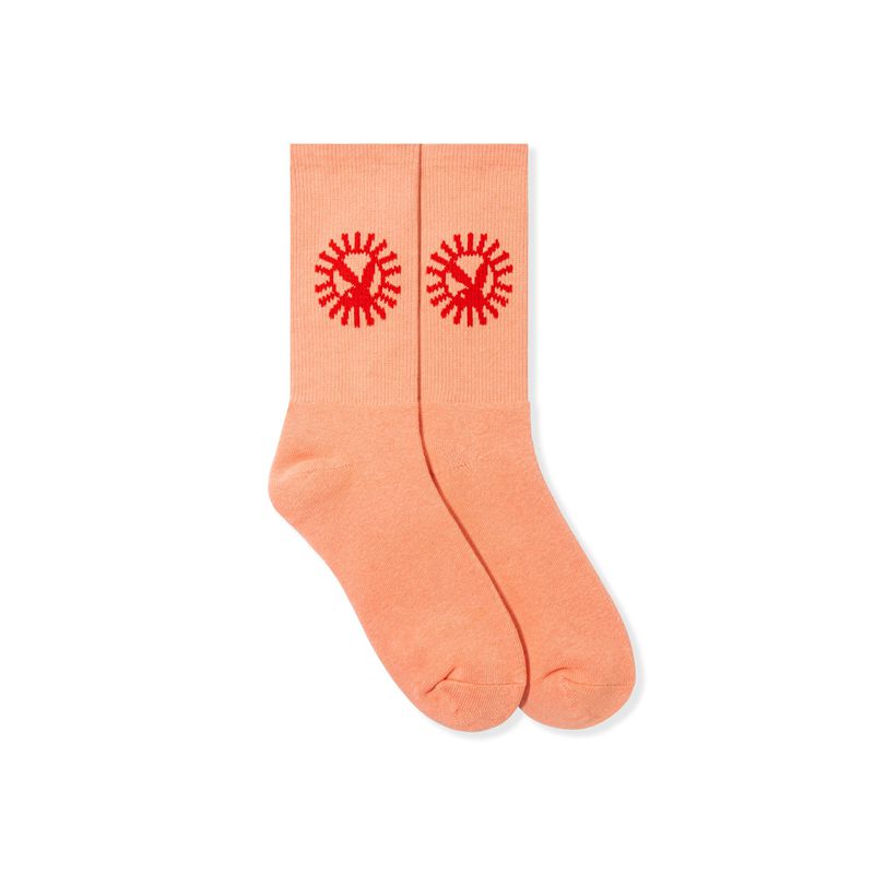 Loungewear Playboy Sun Up Socks Feminino Branco | FHNZM4325