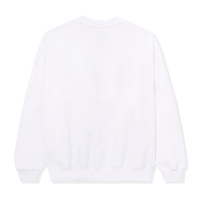 Moletom Com Capuz Playboy Club Rainbow Crewneck Feminino Branco | ELOWP5731