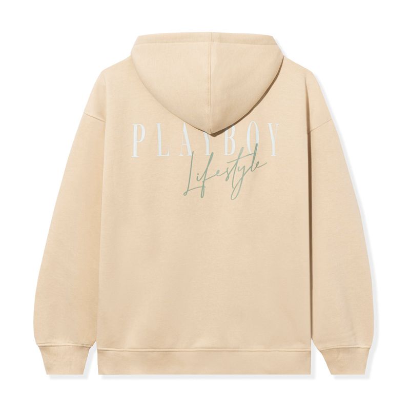 Moletom Com Capuz Playboy Lifestyle Zip-Up Feminino Azuis | LSKBG5483