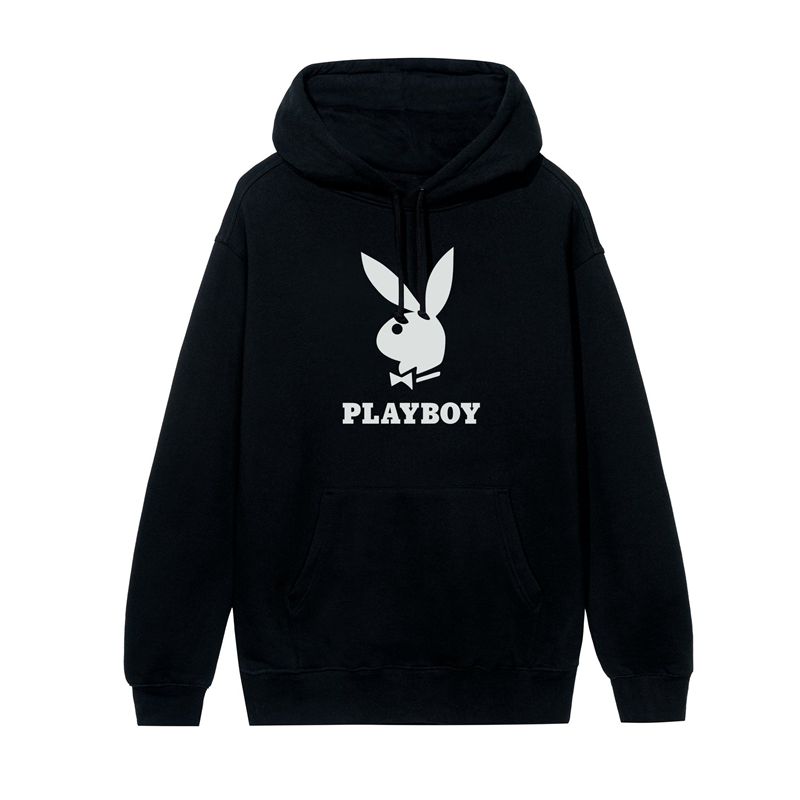 Moletom Com Capuz Playboy Logo Masculino Marrom | XTYDG5490