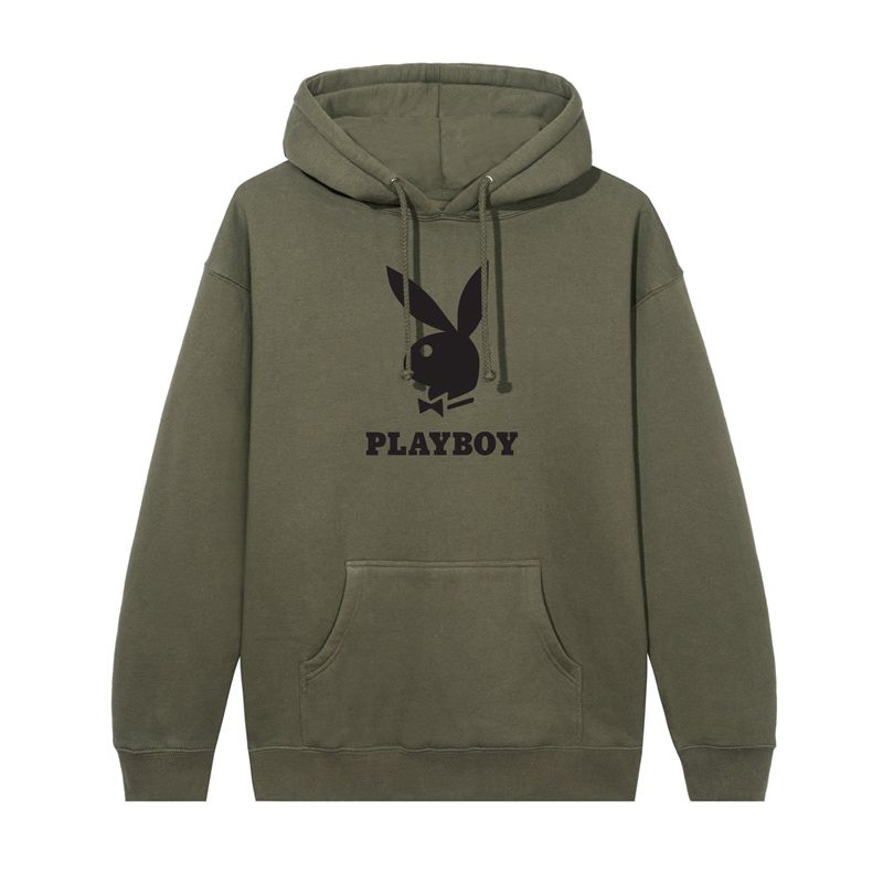 Moletom Com Capuz Playboy Logo Masculino Marrom | XTYDG5490