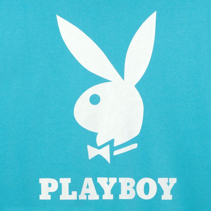 Moletom Com Capuz Playboy Logo Oversized Zip-Up Feminino Azuis | NIDPH3609