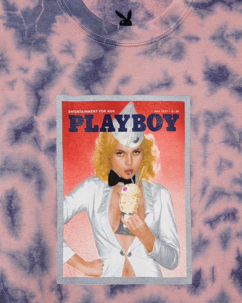 Moletom Com Capuz Playboy May 1977 Cover Crewneck Sweat Masculino Multicoloridas | LYIXR5470