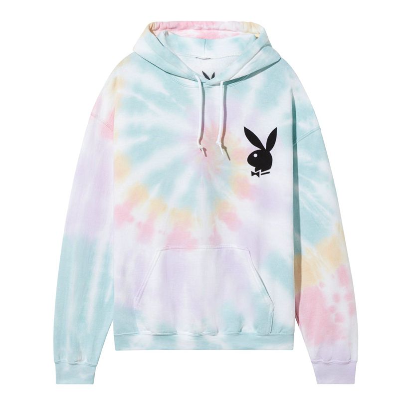 Moletom Com Capuz Playboy Pride Is Good Multi Tie Dye Feminino Multicoloridas | ZDVQP1324