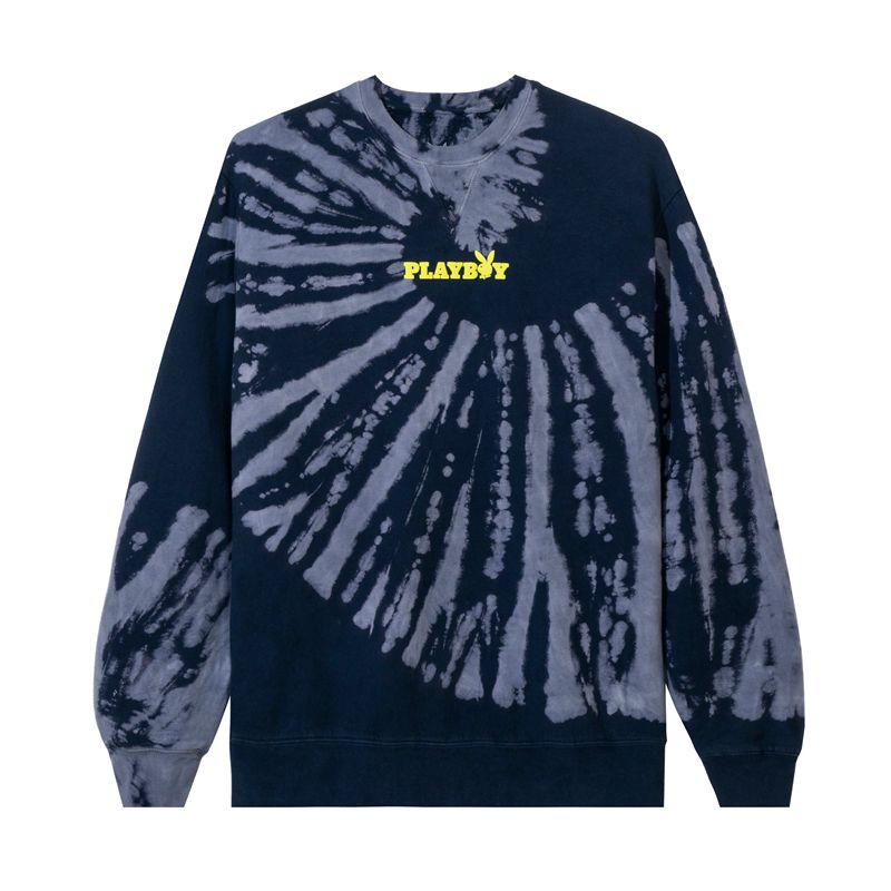 Moletom Com Capuz Playboy Tie-Dye Au Naturel Feminino Pretas Roxo | LORUH0419