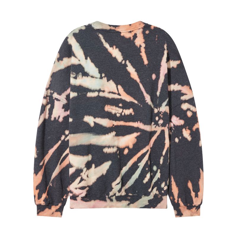 Moletom Com Capuz Playboy Tie-Dye Grunge Crewneck Feminino Multicoloridas | JGKEO9781