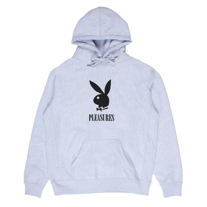 Moletom Com Capuz Playboy X Pleasures Play Masculino Cinzentas | OQGVC2169