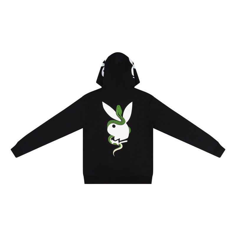 Moletom Com Capuz Playboy X The Great Frog Masculino Branco | QZGJU8657