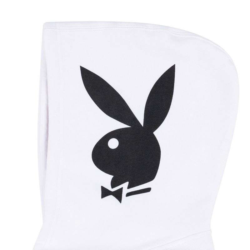 Moletom Com Capuz Playboy X The Great Frog Masculino Branco | QZGJU8657