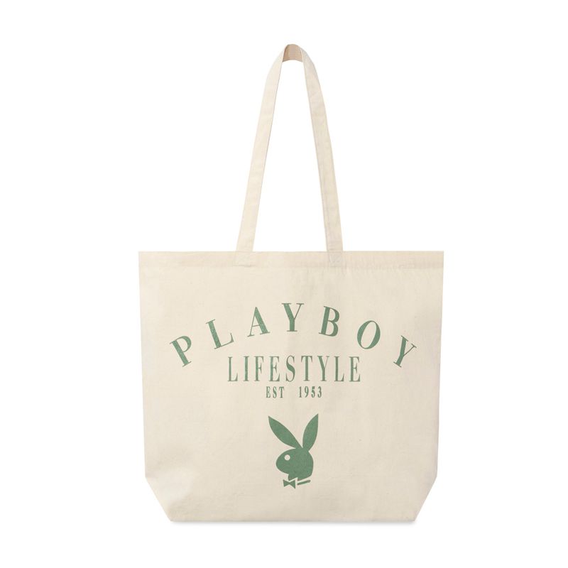 Roupa De Banho Playboy Lifestyle Tote Feminino Cinzentas | YKLEO5372