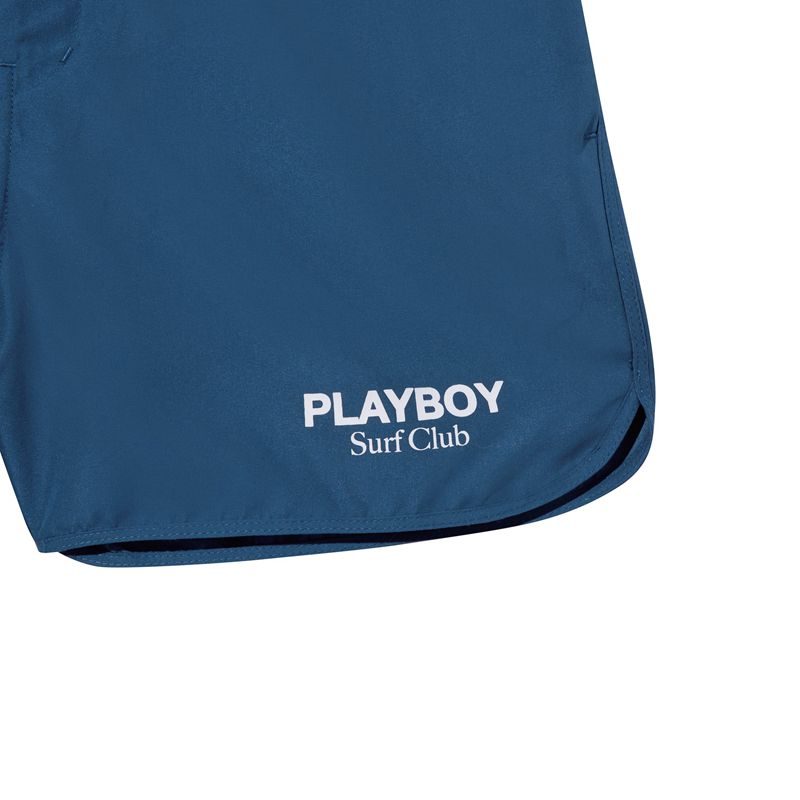 Roupa De Banho Playboy Surf Club Trunks Masculino Azuis | FCPWL0341