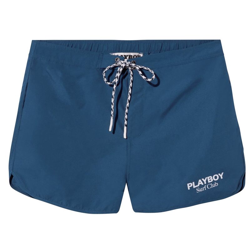 Roupa De Banho Playboy Surf Club Trunks Masculino Azuis | FCPWL0341