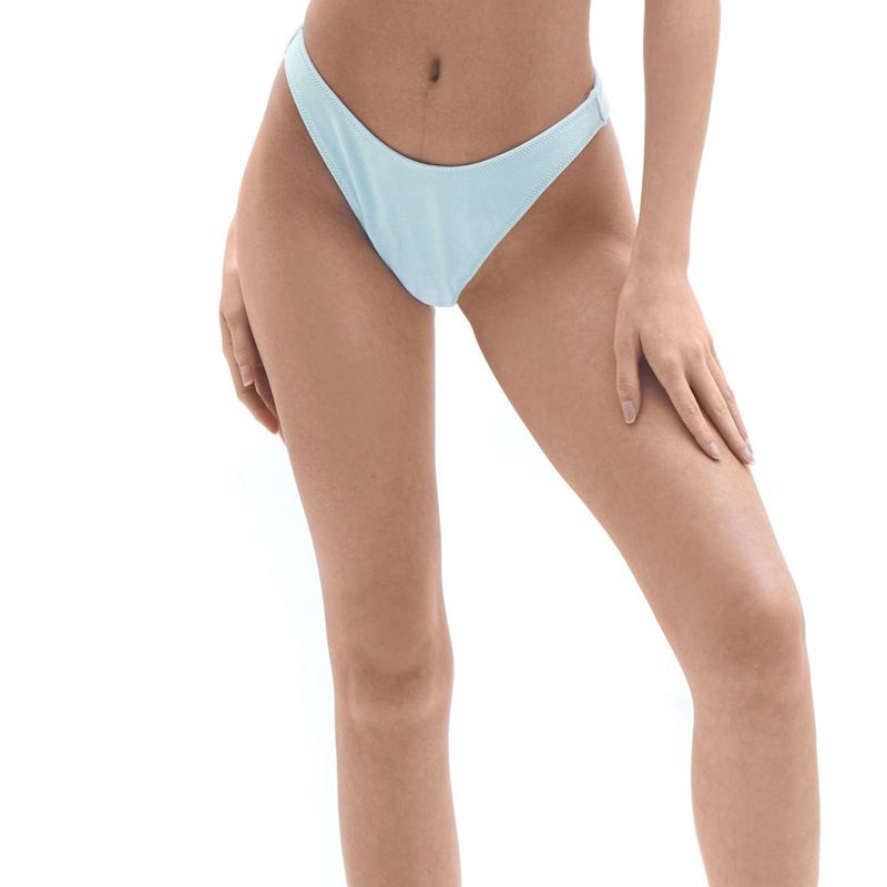 Roupa De Banho Playboy Terry High Side Bikini Bottom Feminino Menta | QJDRF5973