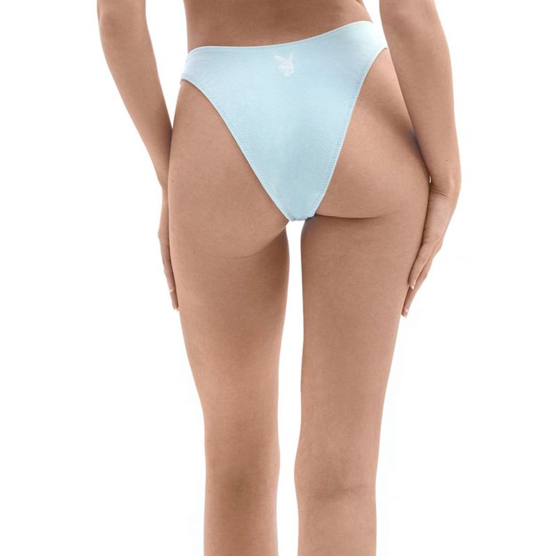 Roupa De Banho Playboy Terry High Side Bikini Bottom Feminino Menta | QJDRF5973