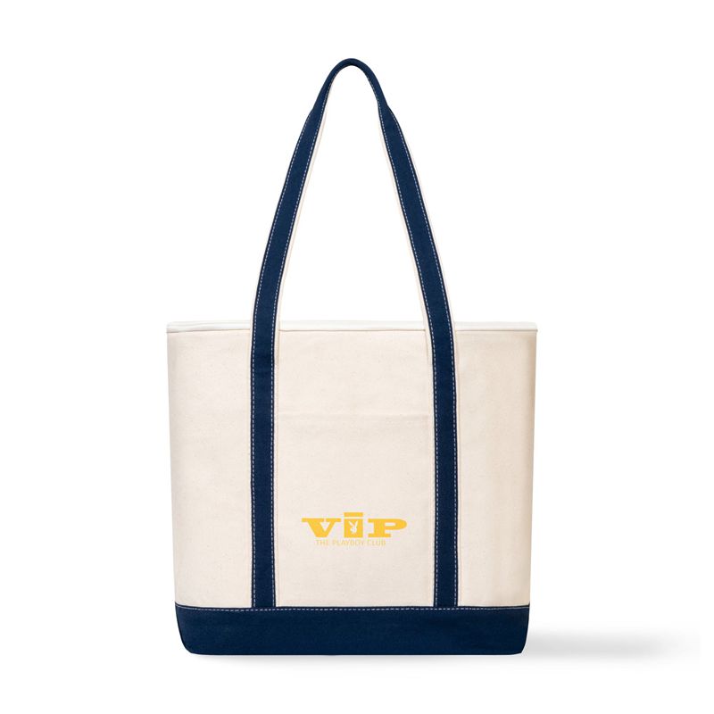 Roupa De Banho Playboy Vip Club Cooler Tote Feminino Pretas Branco | WTUSD6759