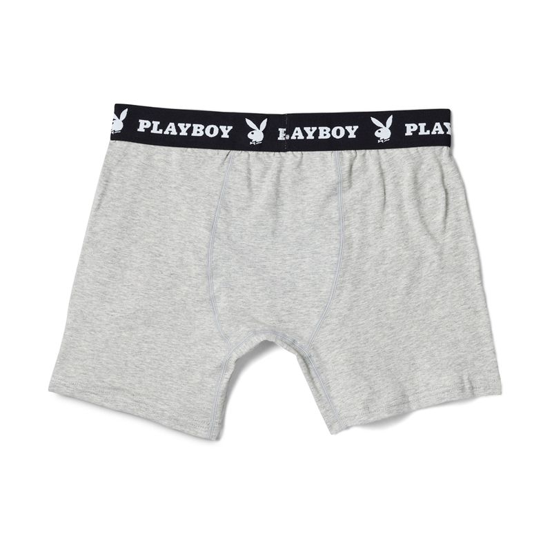 Roupa Interior Playboy 1-Pack Boxer Brief Masculino Pretas | PGCDJ9580