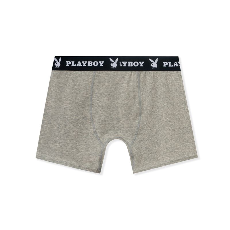 Roupa Interior Playboy 3-Pack Boxer Briefs Masculino Multicoloridas | YLNJG8537