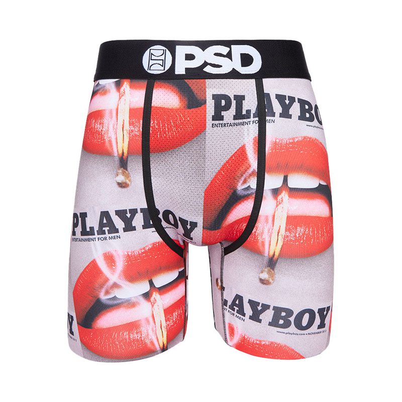 Roupa Interior Playboy November 2013 Cover Boxer Brief Masculino Multicoloridas | DTYWE0783