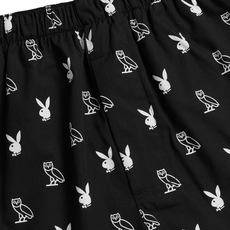 Roupa Interior Playboy X Ovo Boxers Masculino Branco | EHCJR7214