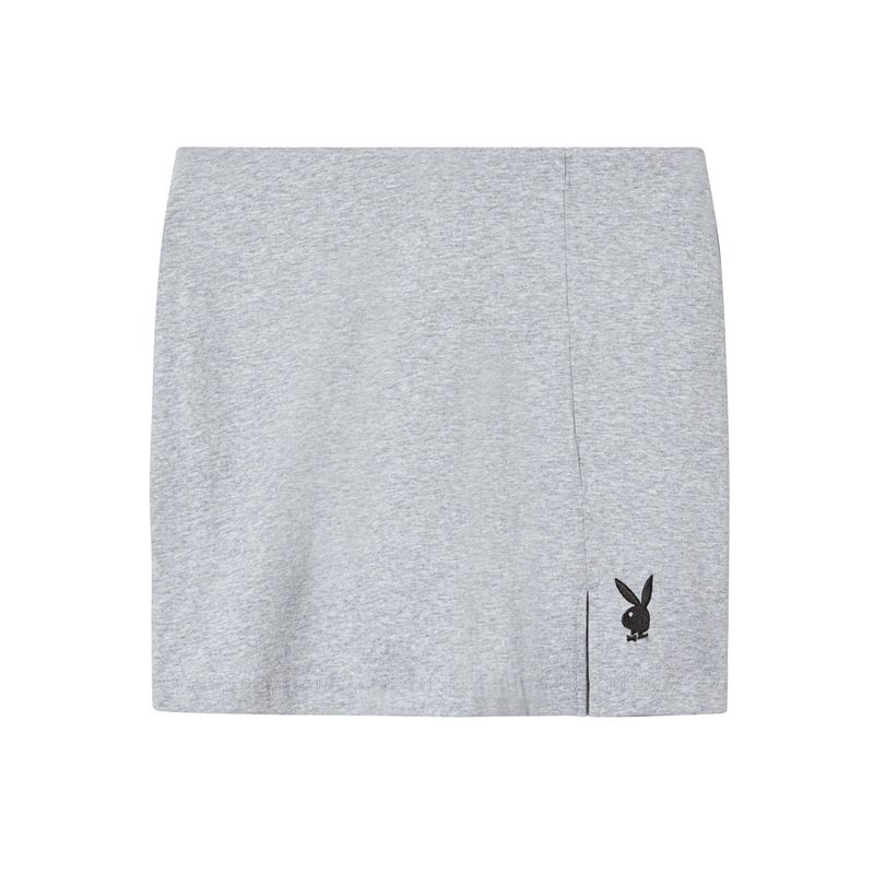 Saias Playboy Slit Skort Feminino Cinzentas | XTRAO3095