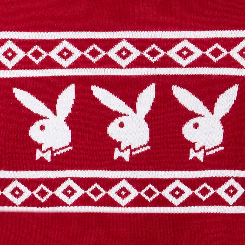 Suéteres Playboy Rabbit Head Knit Masculino Pretas | EKADQ6971