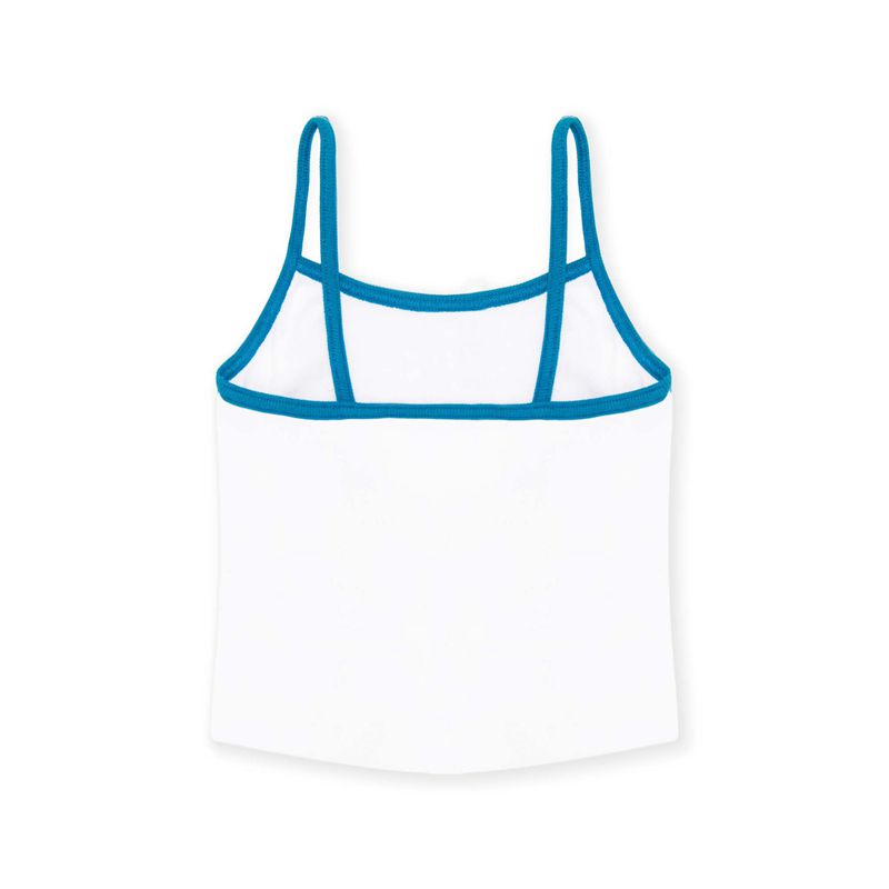 Tank Playboy 1953 Ribbed Feminino Branco | SUGLX6073