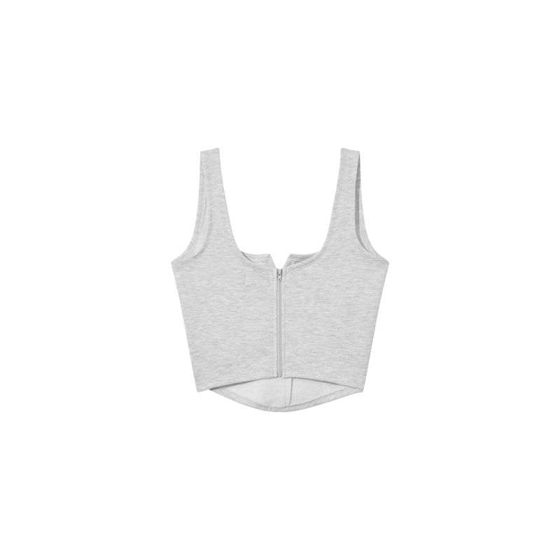 Tank Playboy Babe Corset Feminino Cinzentas | RAWBE2785