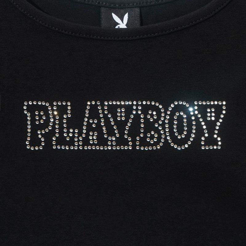 Tank Playboy Bedazzled Masthead Feminino Roxo | XOLAK5762