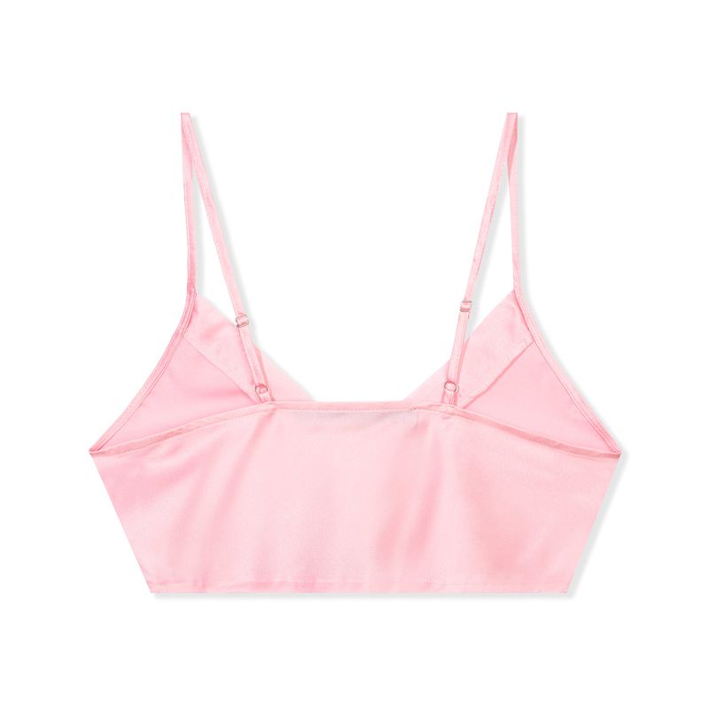 Tank Playboy Lounge Satin Feminino Rosa | NVULX7542